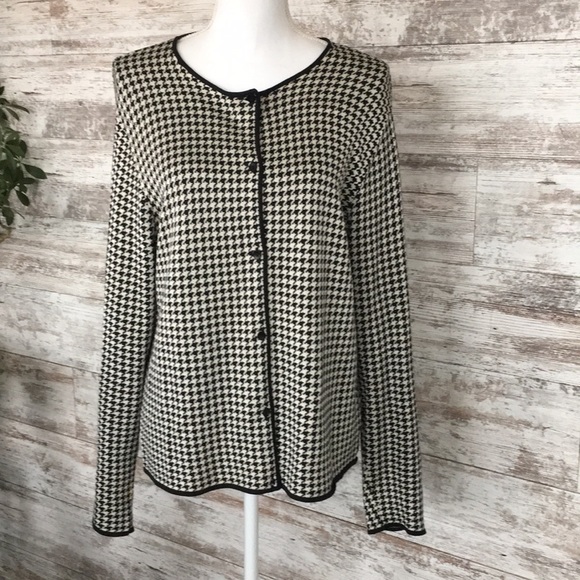 Talbots Sweaters - Talbots Houndstooth Sweater